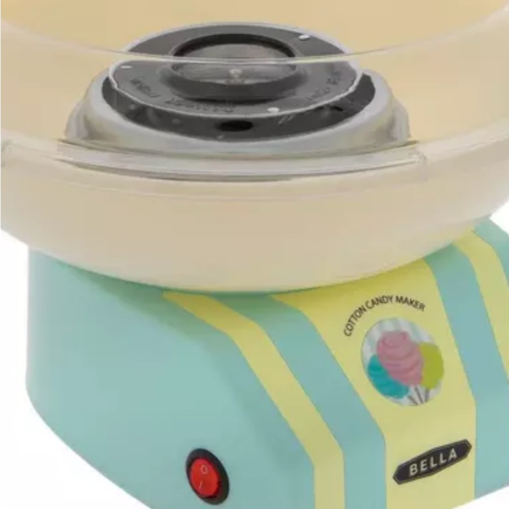 Bella Cotton Candy Maker in Cream and Mint